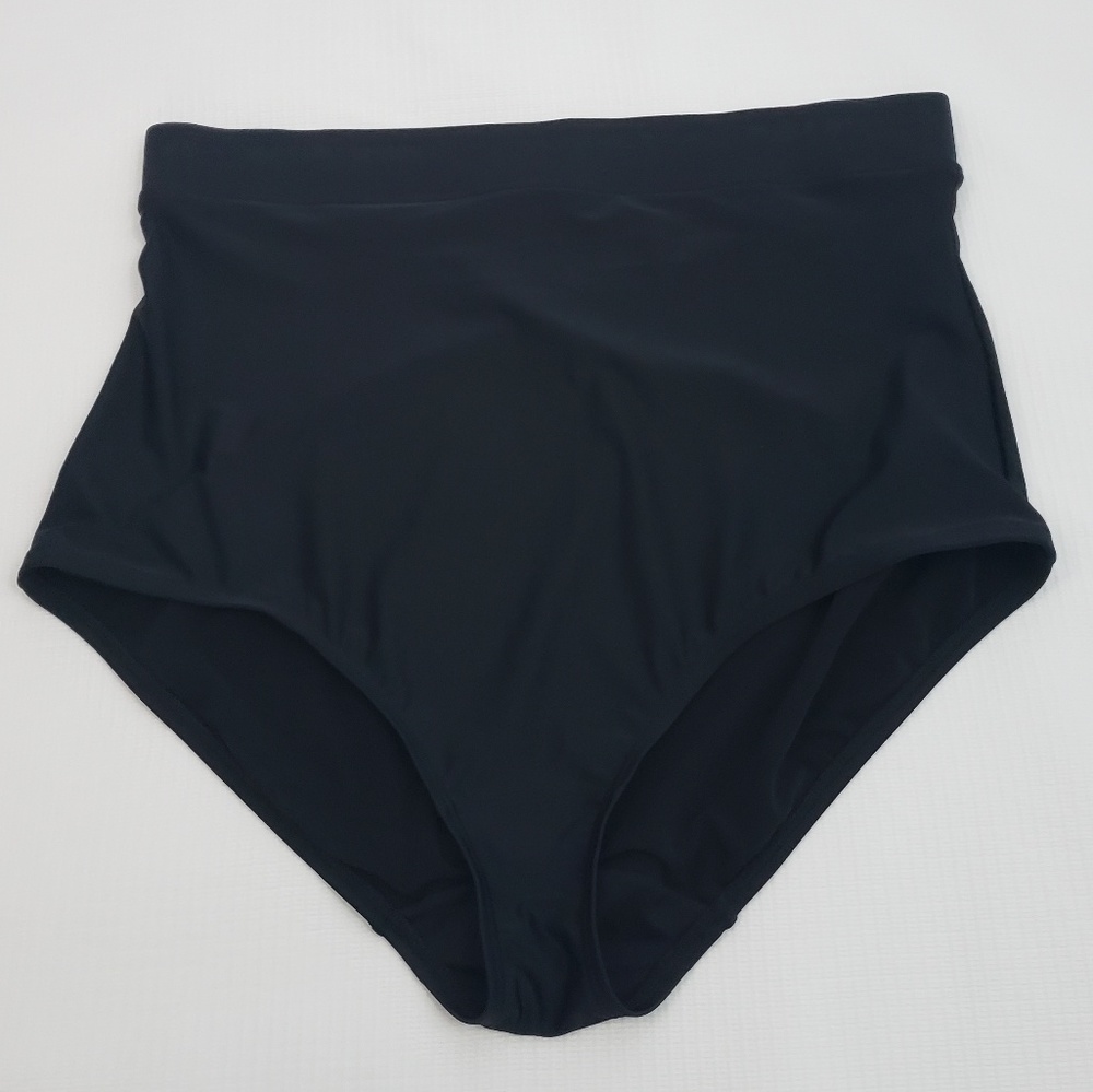 NWT Swim By Cacique Black swimwear Bottoms size 2